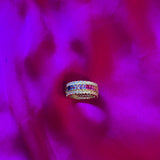 Bague plaqué or Anna