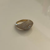 Bague plaqué or Aurore