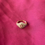Bague plaqué or Chloé