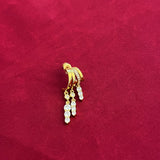 Mono boucle plaqué or Alaya