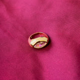 Bague plaqué or Camille