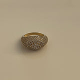 Bague plaqué or Aurore