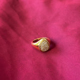 Bague plaqué or Dina