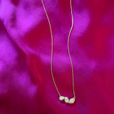 Collier plaqué or Inès