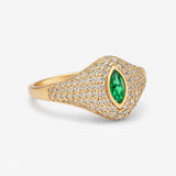 Bague plaqué or Chloé